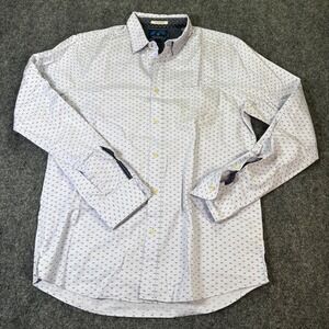 Scotch Soda Amsterdam Couture Men's Lilac Button Shirt‎ Patterned Regular Fit
